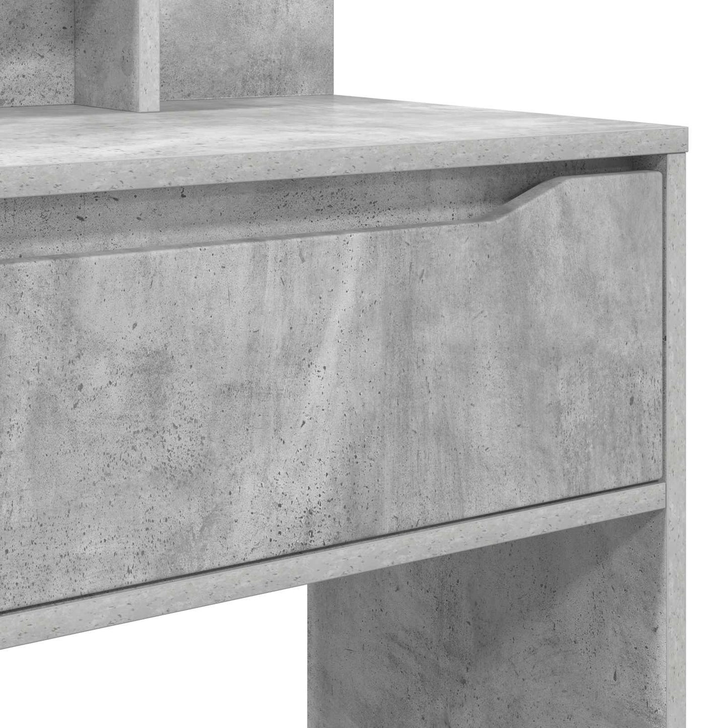 Hálószobai Öltözködő Asztalok Beton Szürke 80 x 39,6 x 135 cm