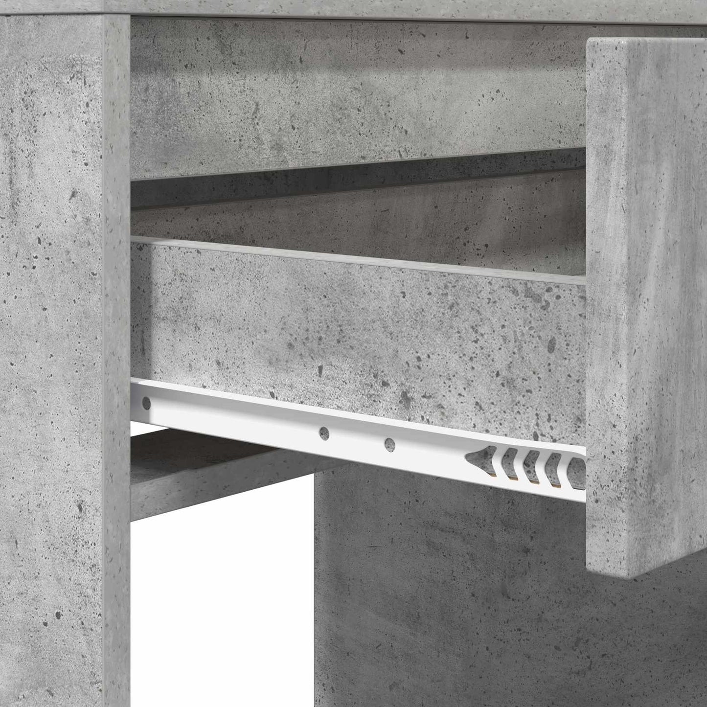 Hálószobai Öltözködő Asztalok Beton Szürke 80 x 39,6 x 135 cm
