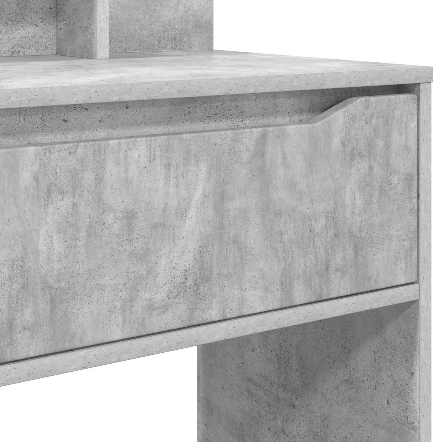 Hálószobai Öltözködő Asztalok Beton Szürke 80 x 39,6 x 135 cm