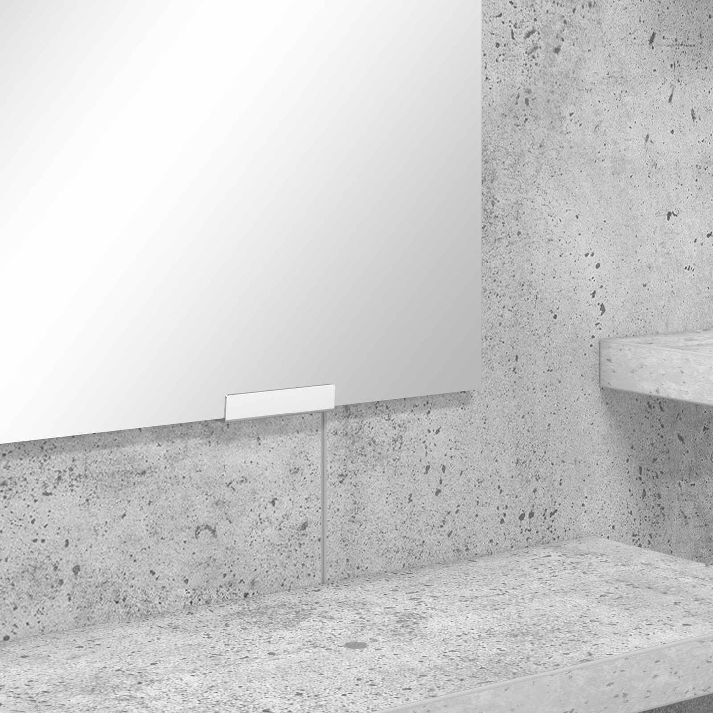 Hálószobai Öltözködő Asztalok Beton Szürke 80 x 39,6 x 135 cm
