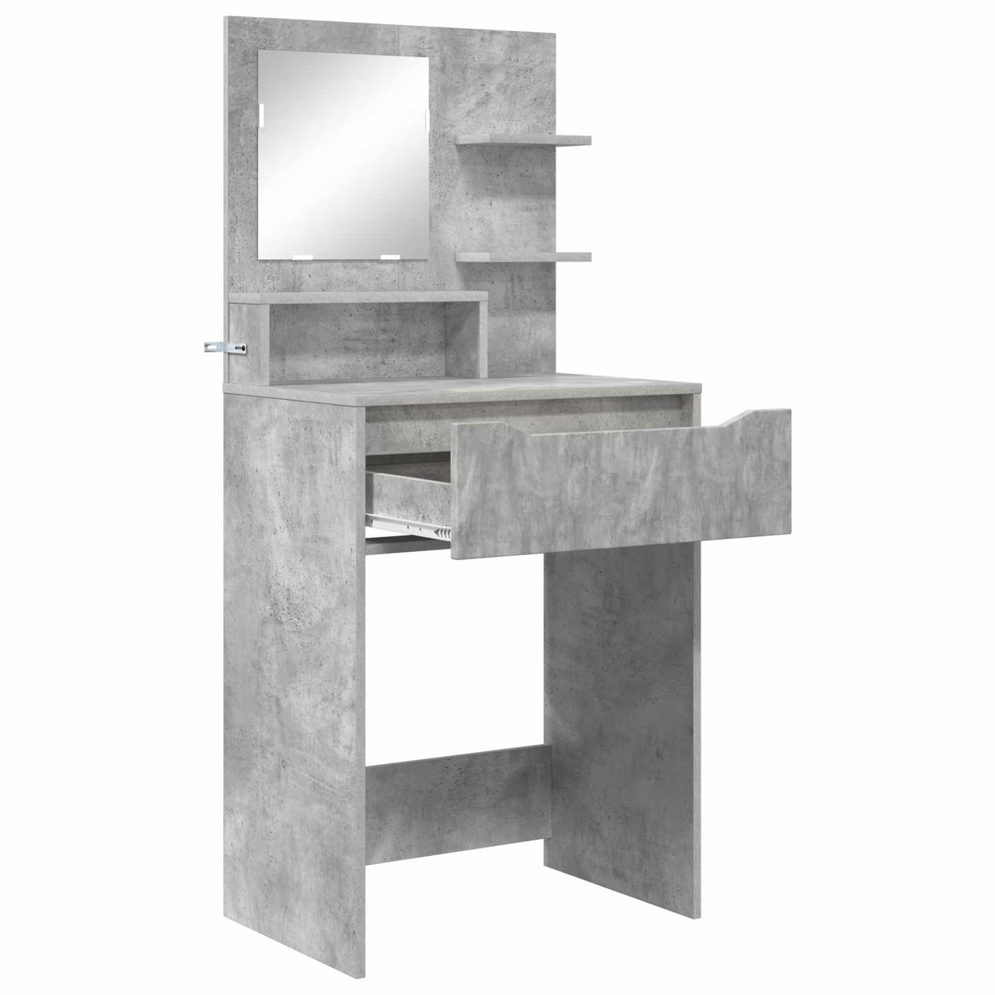 Hálószobai Öltözködő Asztalok Beton Szürke 80 x 39,6 x 135 cm