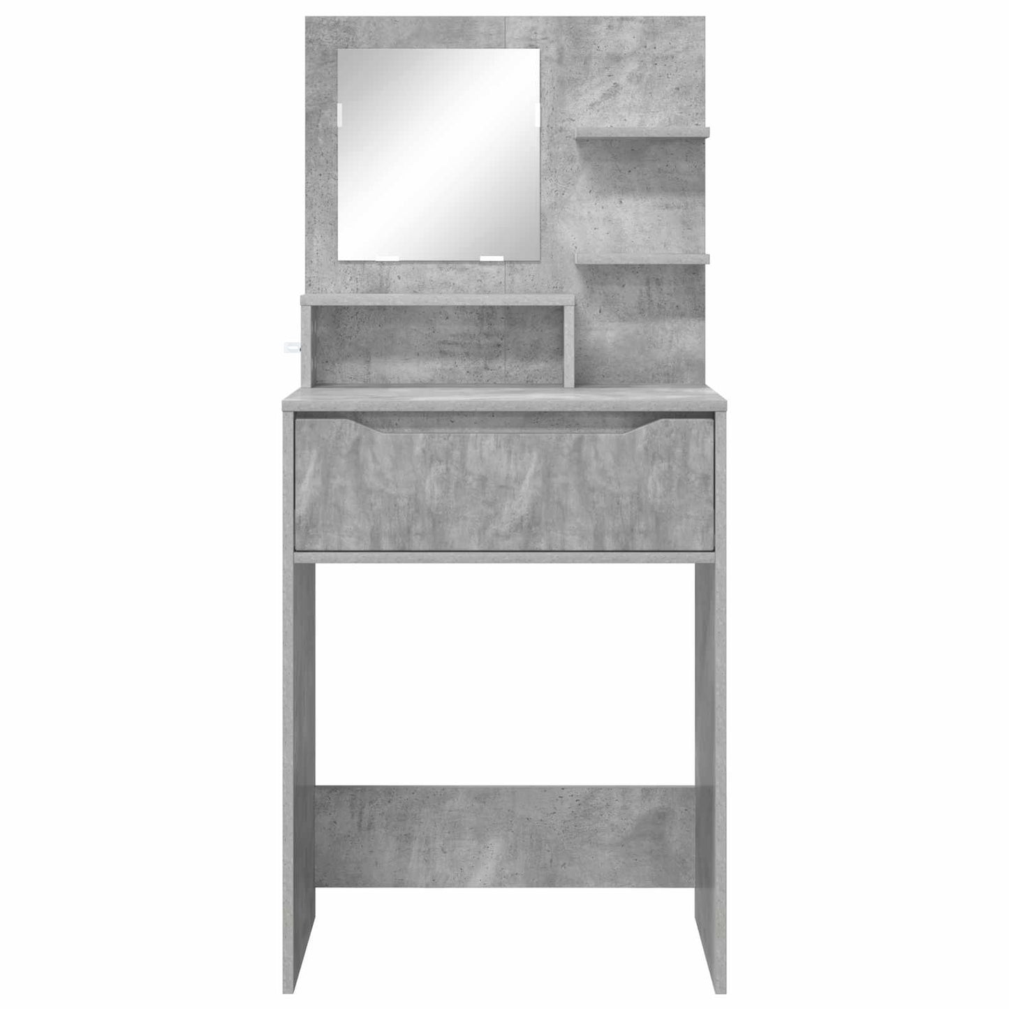 Hálószobai Öltözködő Asztalok Beton Szürke 80 x 39,6 x 135 cm