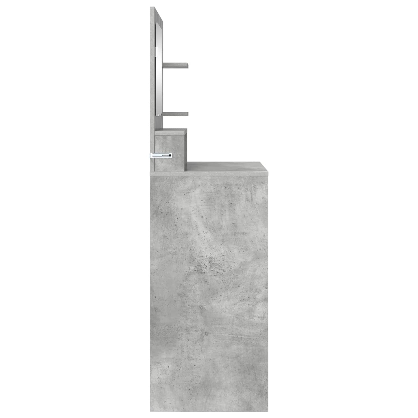 Hálószobai Öltözködő Asztalok Beton Szürke 80 x 39,6 x 135 cm