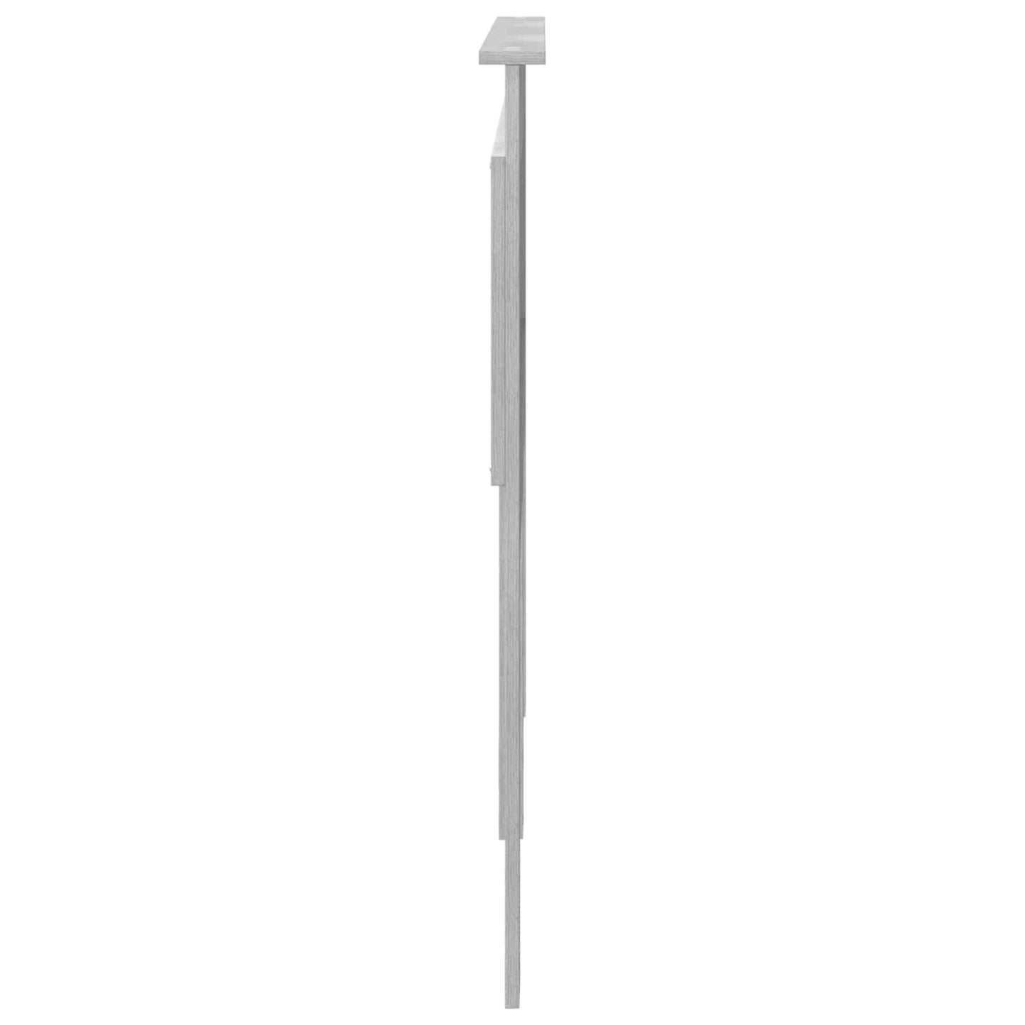 Fejtámla fejtámlával Szürke Sonoma 160 cm Faanyag