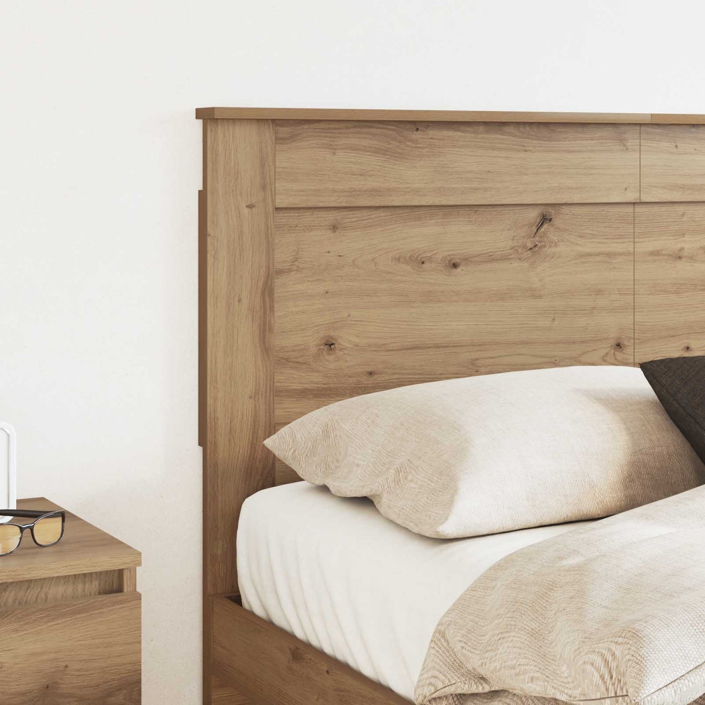 Fejtámla fejtámlával Artisan tölgy 160 cm Faanyag