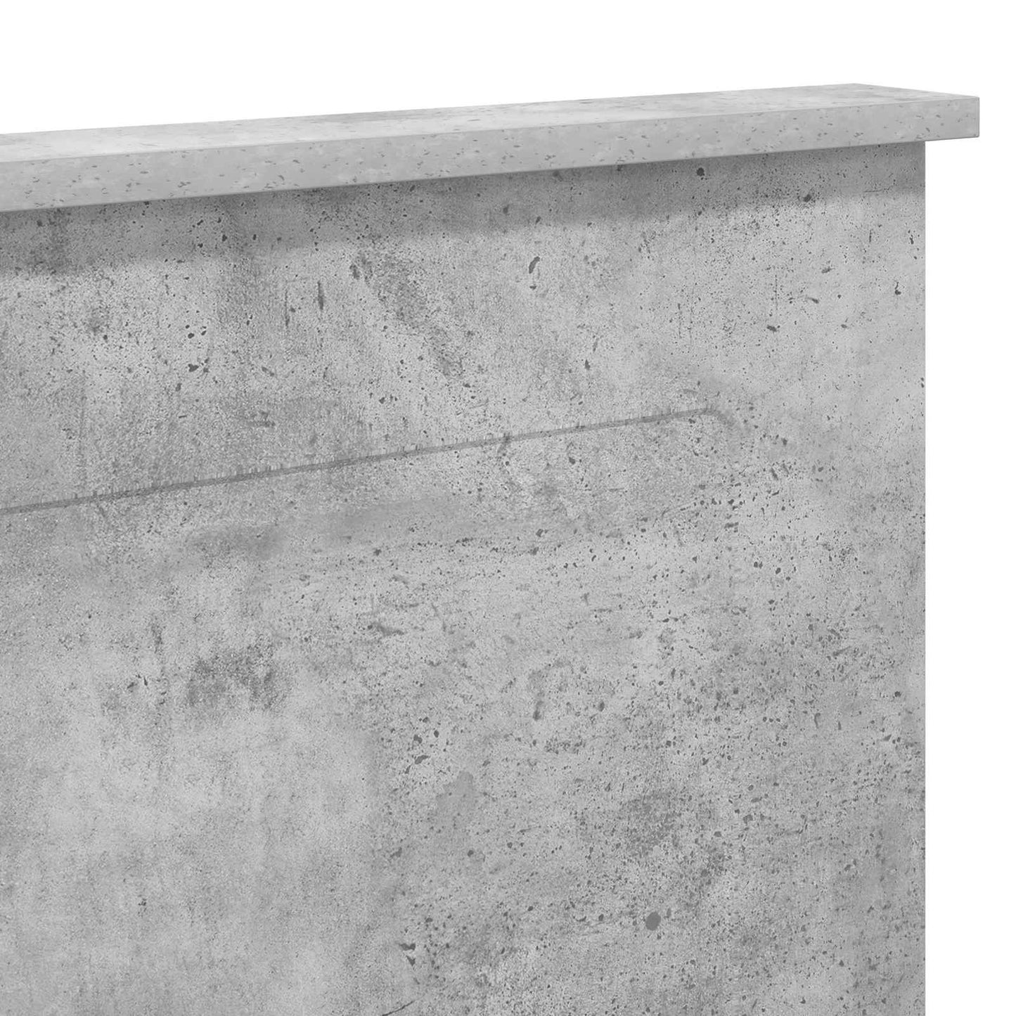 Fejtámla Beton Szürke 100 cm Mérnöki fa