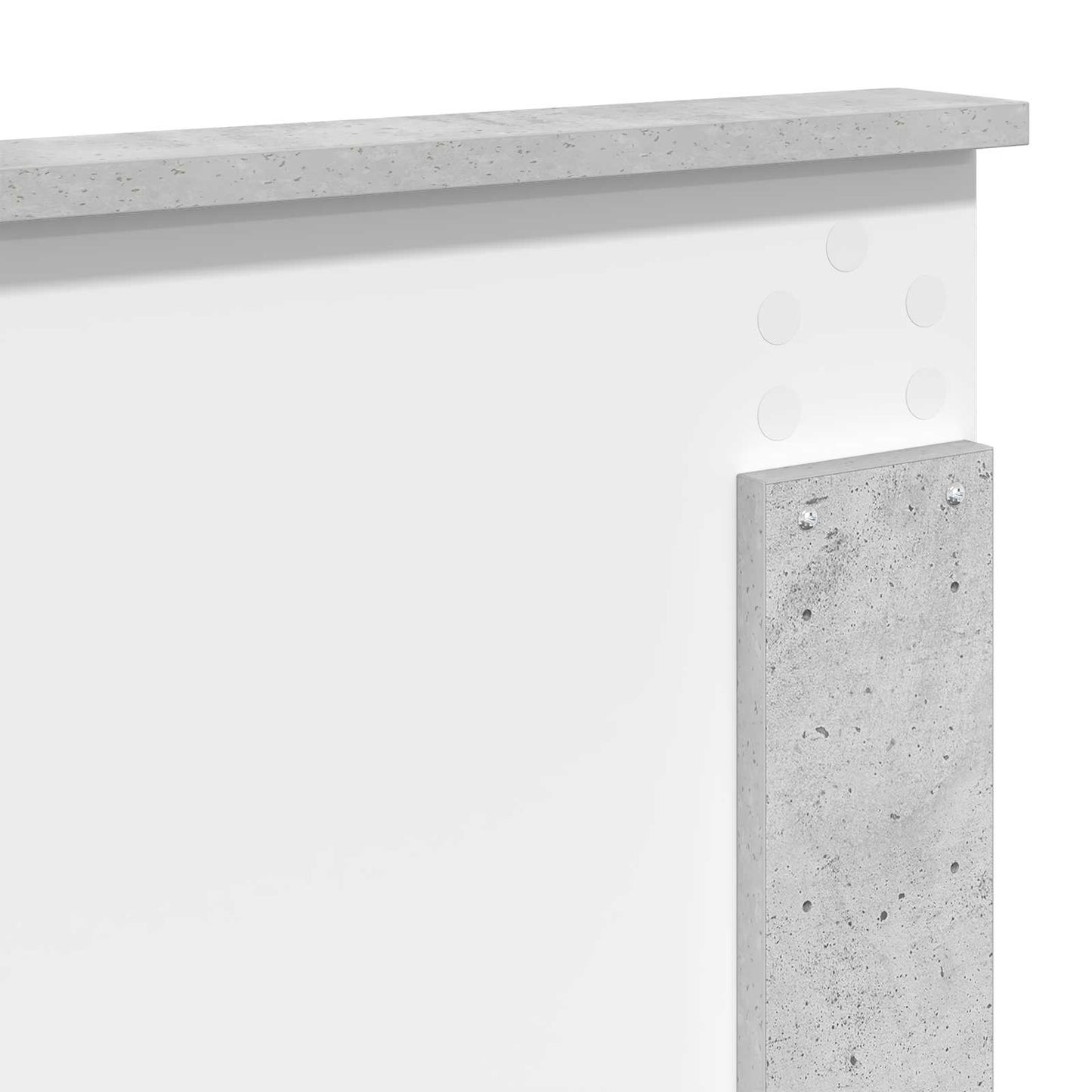 Fejtámla Beton Szürke 100 cm Mérnöki fa