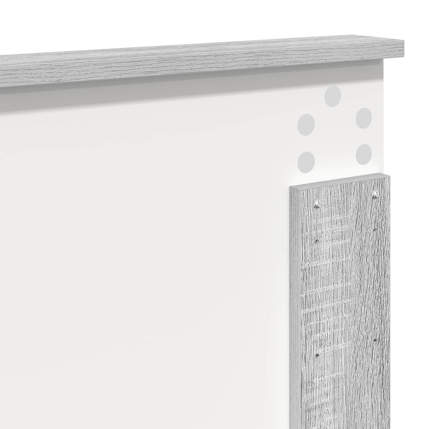 Fejtámla Szürke Sonoma 100 cm Mérnöki fa