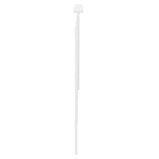Fejtámla fejtámlával Fényes Fehér 180 cm Faanyag