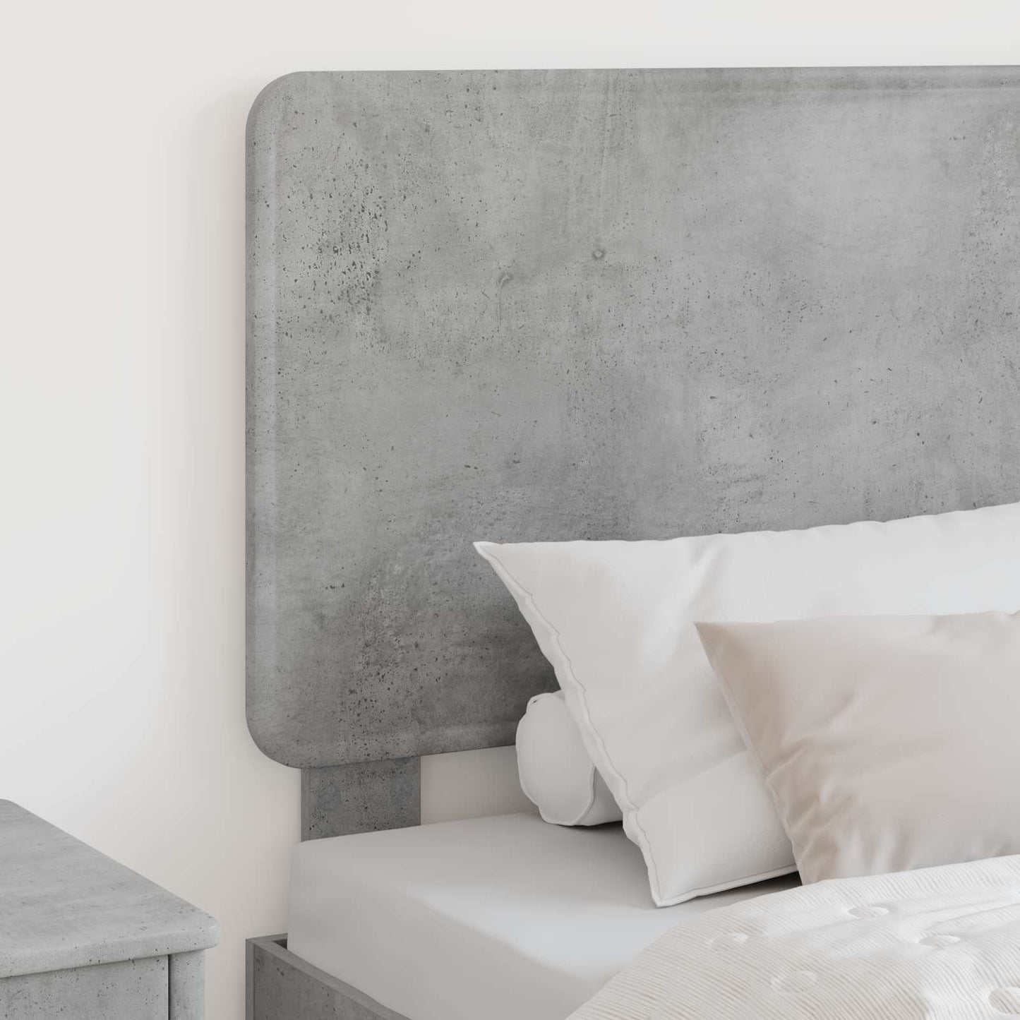 Fejtámla Beton Szürke Szerelt fa
