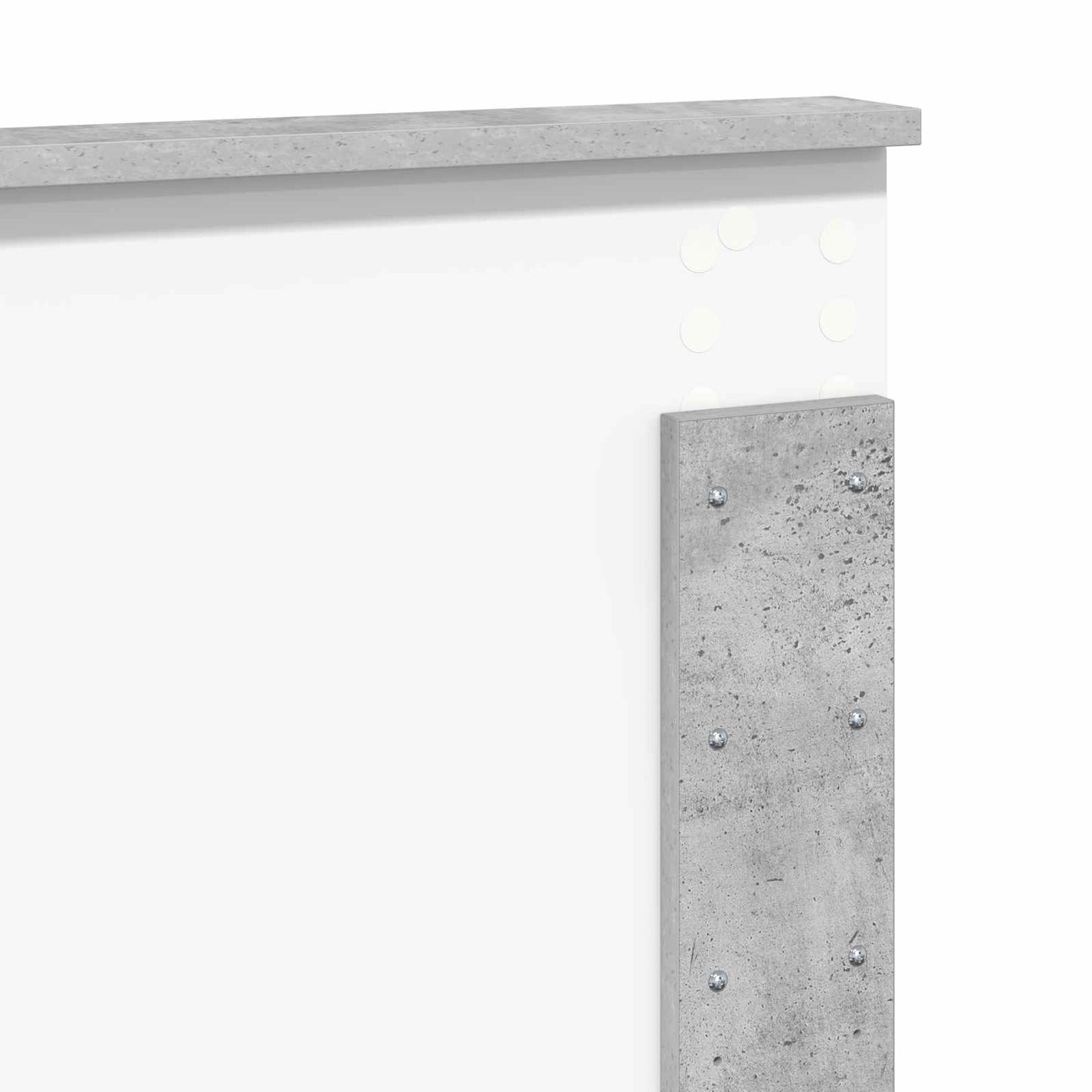 Fejtámla Beton Szürke Szerelt fa