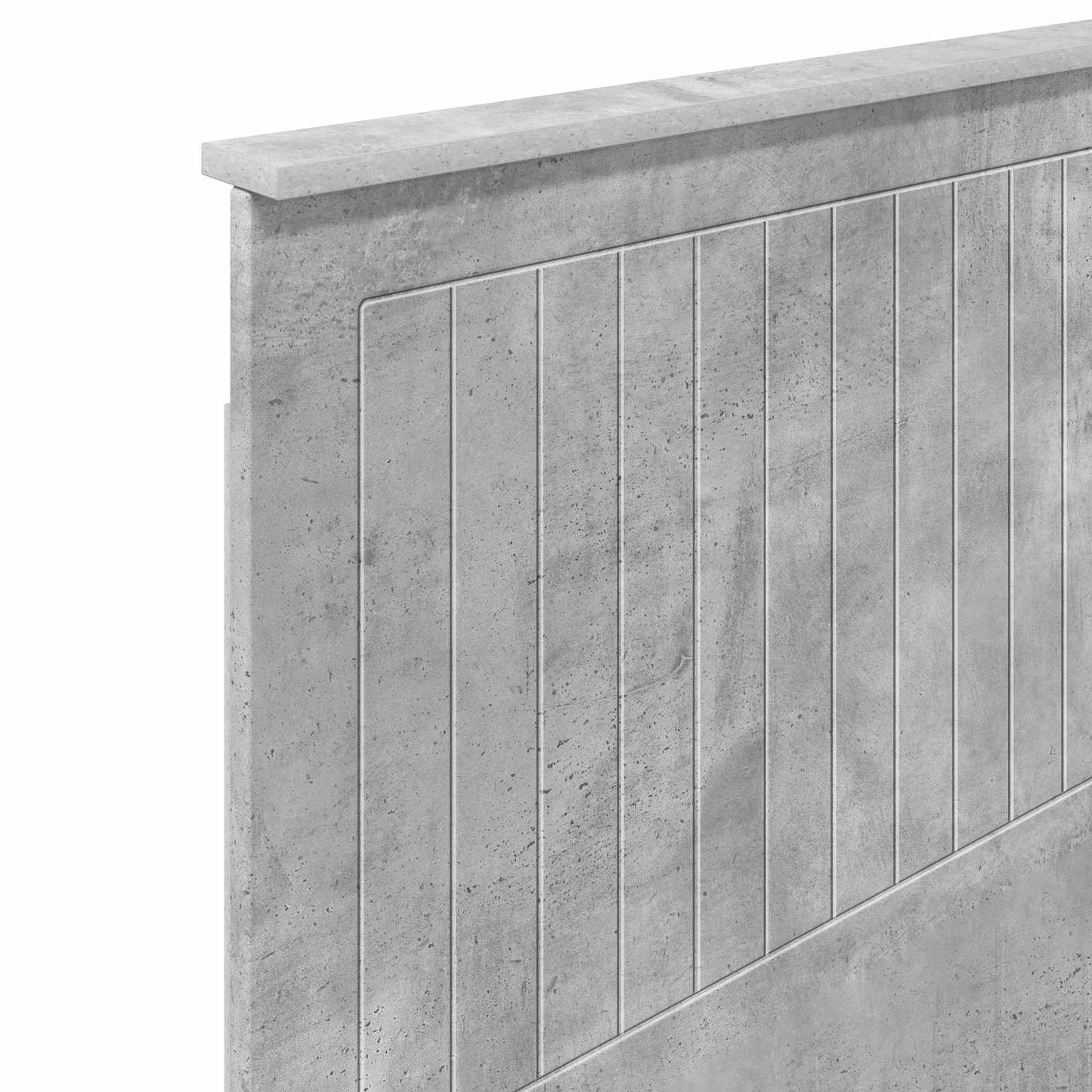 Fejtámla Beton Szürke Szerelt fa