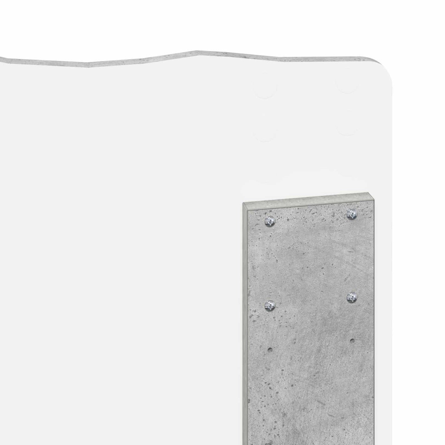 Fejtámla Beton Szürke Szerelt fa