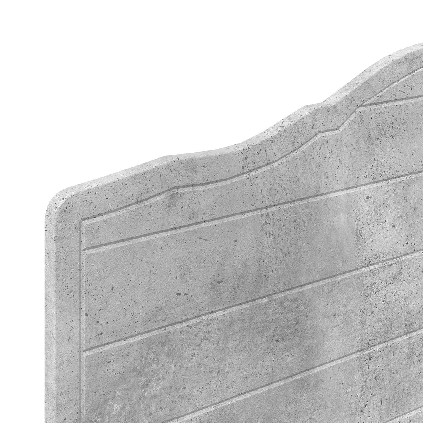 Fejtámla Beton Szürke Szerelt fa