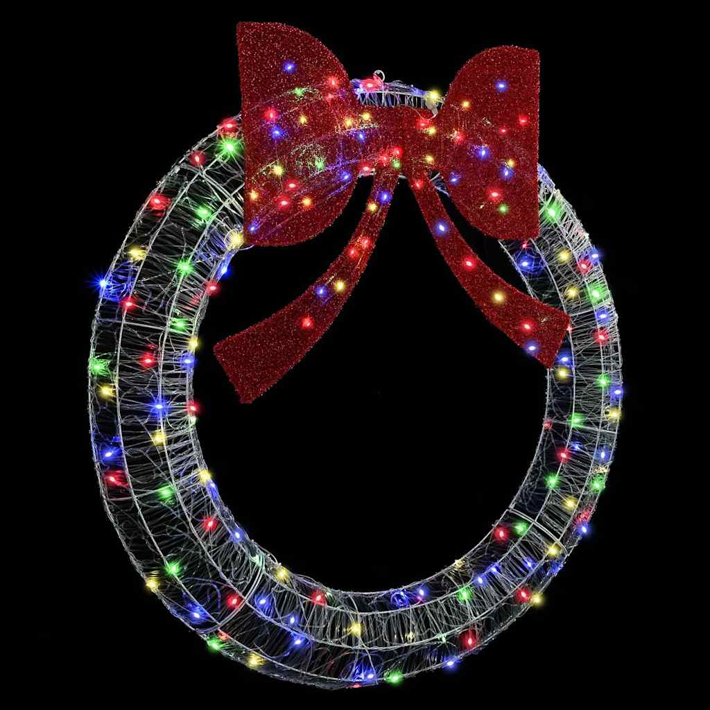 Koszorú 150 LED-del Sokszínű 120 cm Akril