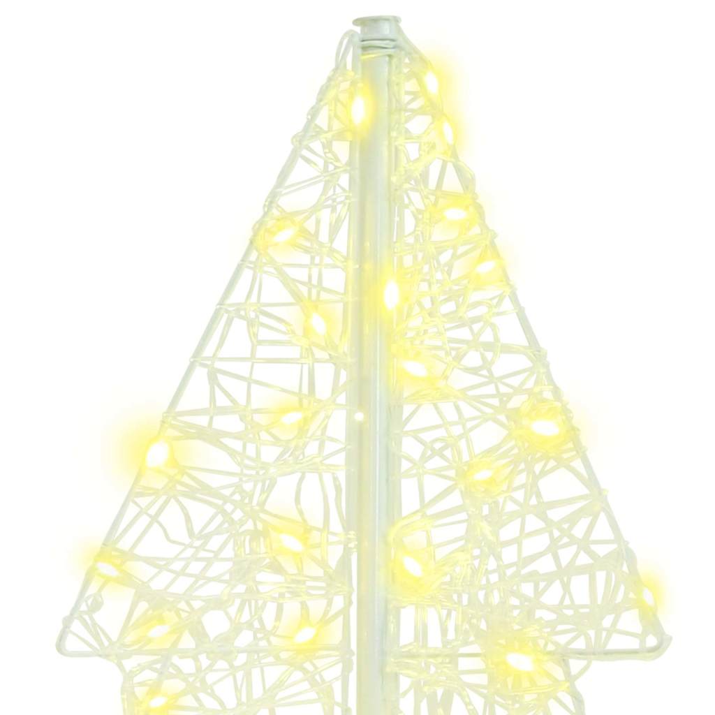 Karácsonyfa 160 LED-del Meleg fehér 150 cm Akril