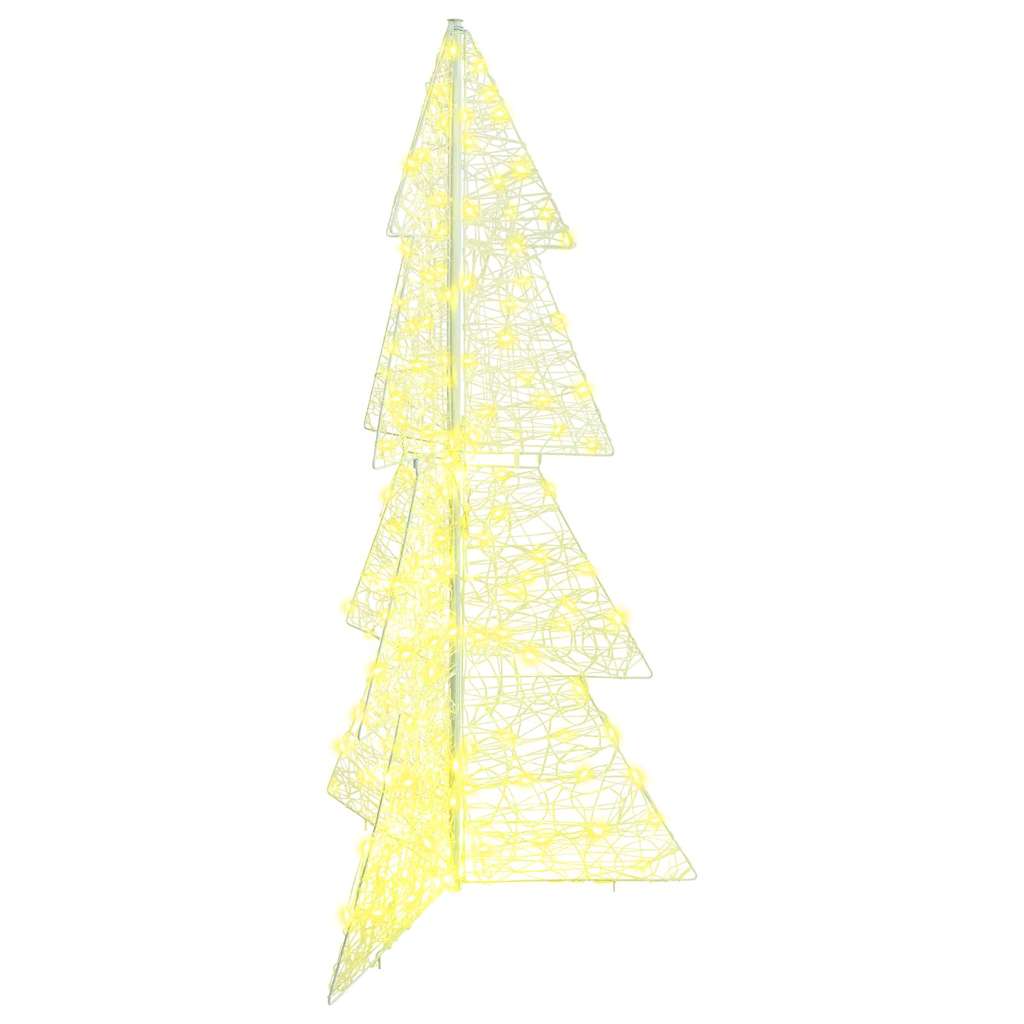 Karácsonyfa 160 LED-del Meleg fehér 150 cm Akril