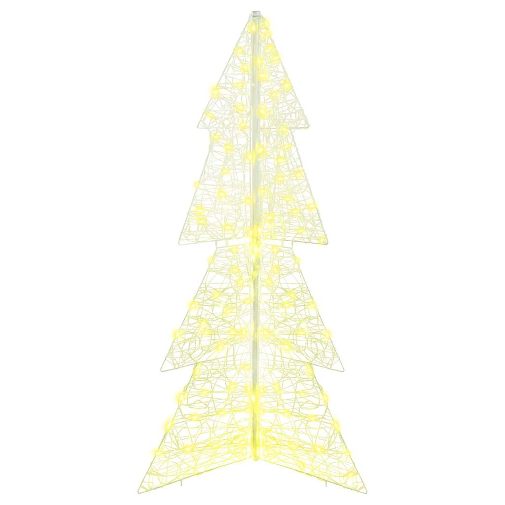 Karácsonyfa 160 LED-del Meleg fehér 150 cm Akril