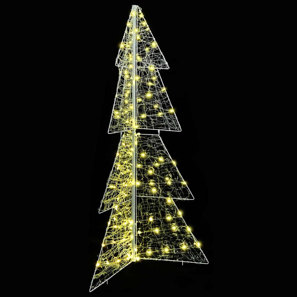 Karácsonyfa 160 LED-del Meleg fehér 150 cm Akril