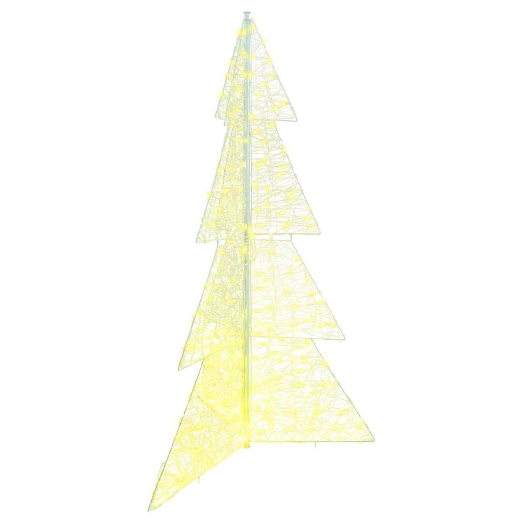Karácsonyfa 240 LED-del Meleg fehér 180 cm Akril