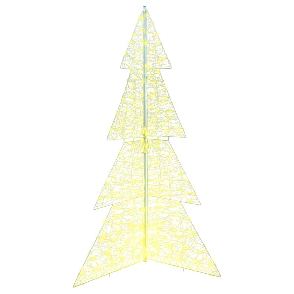 Karácsonyfa 240 LED-del Meleg fehér 180 cm Akril