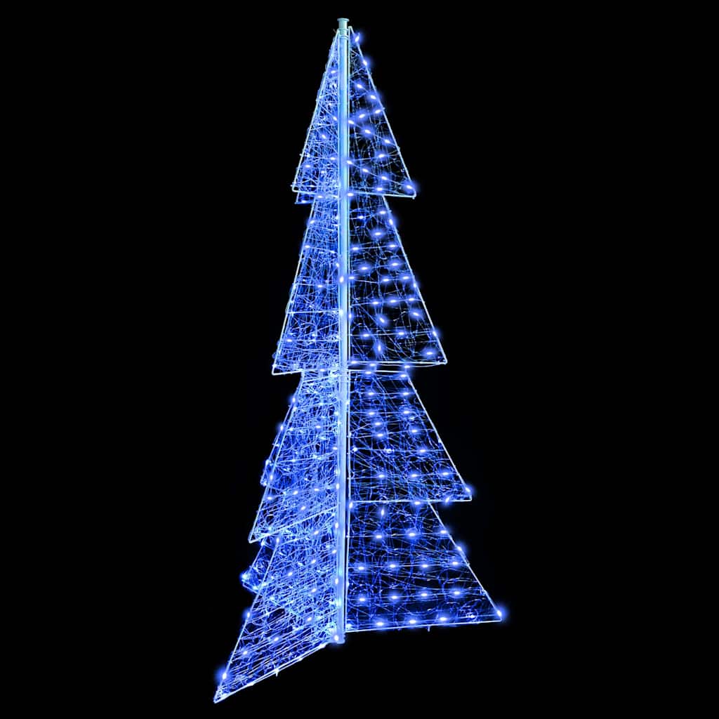 Karácsonyfa 240 LED-del Kék 180 cm Akril