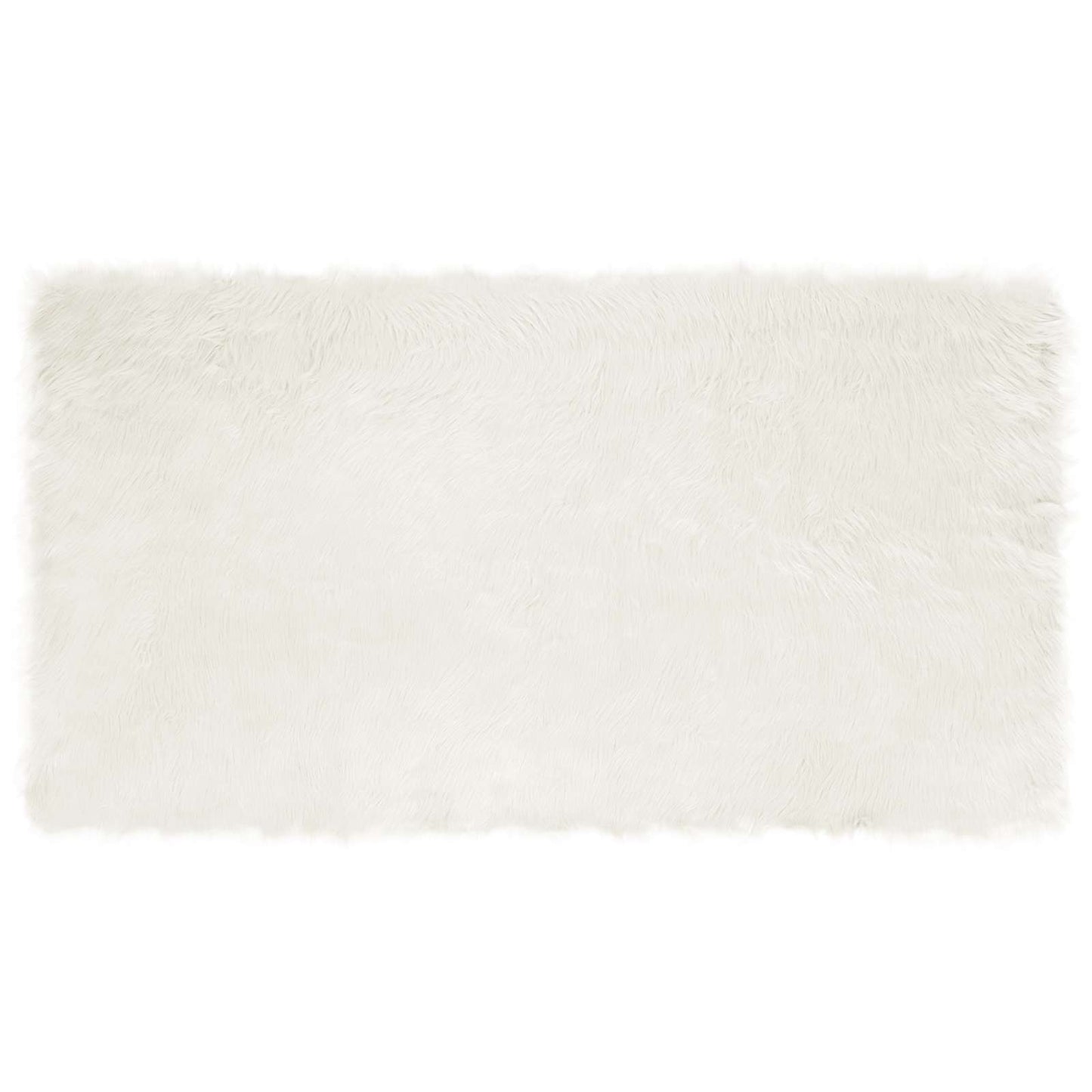 Műbáránybőr szőnyeg TAFALLA Fehér 60 x 110 cm Poliészter