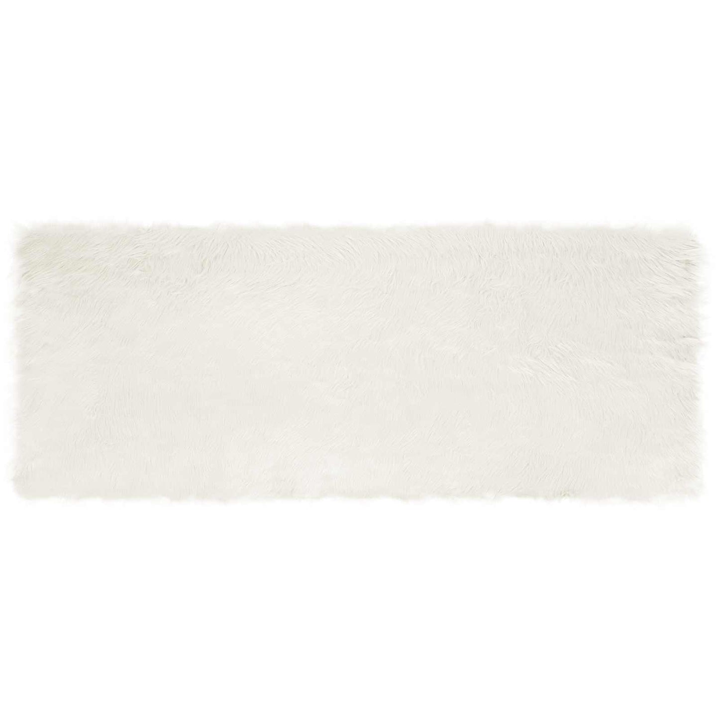 Műbáránybőr szőnyeg TAFALLA Fehér 80 x 200 cm Poliészter