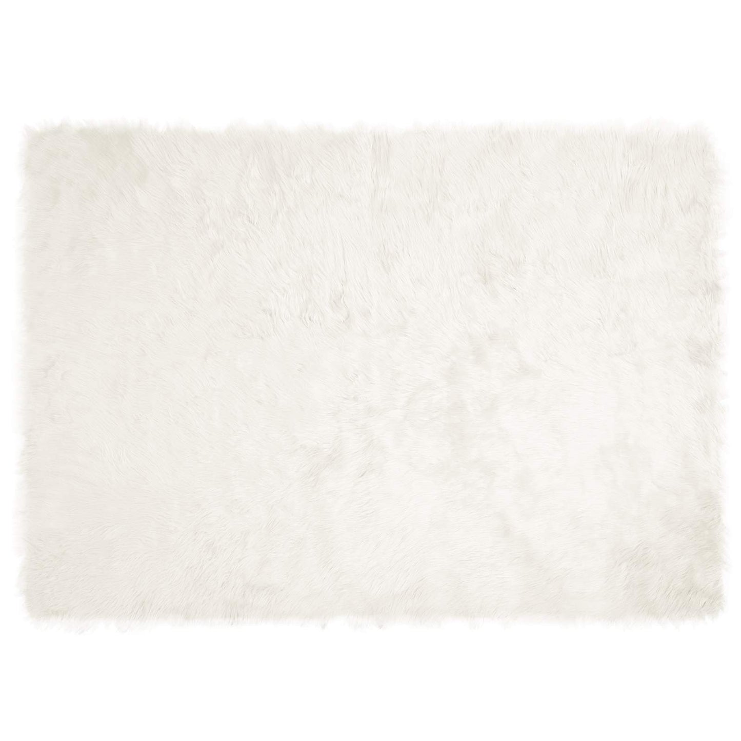 Műbáránybőr szőnyeg TAFALLA Fehér 240 x 340 cm Poliészter