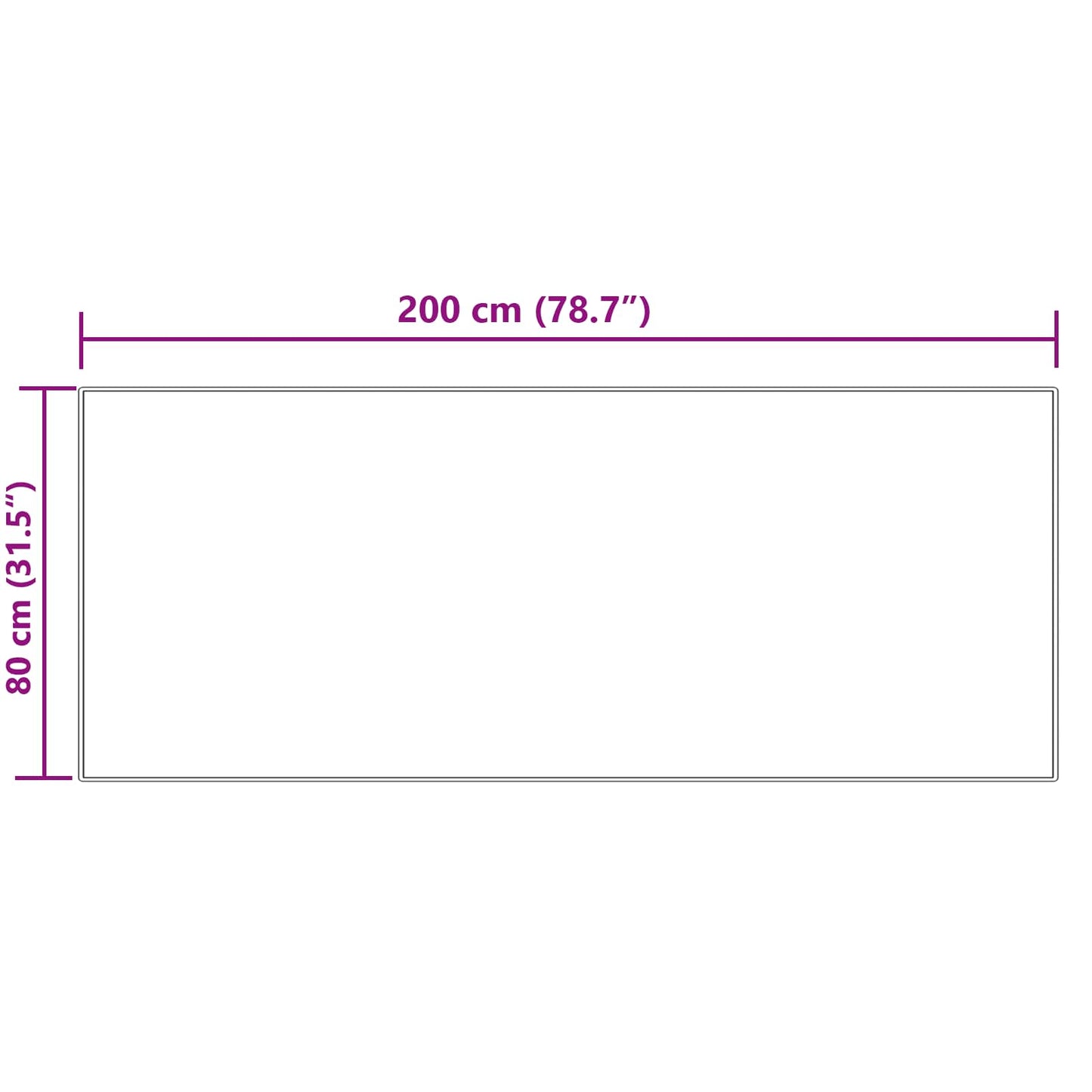 Műbáránybőr szőnyeg TAFALLA Krémszínű 80 x 200 cm Poliészter