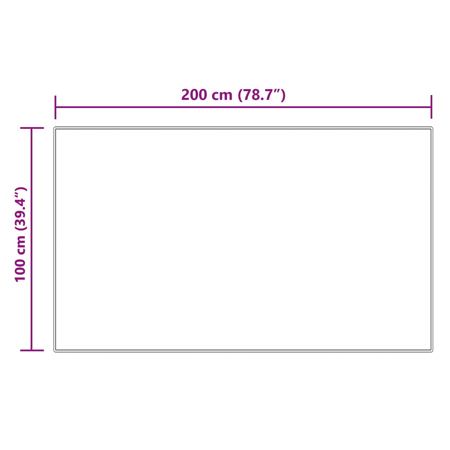 Műbáránybőr szőnyeg TAFALLA Krémszínű 100 x 200 cm Poliészter