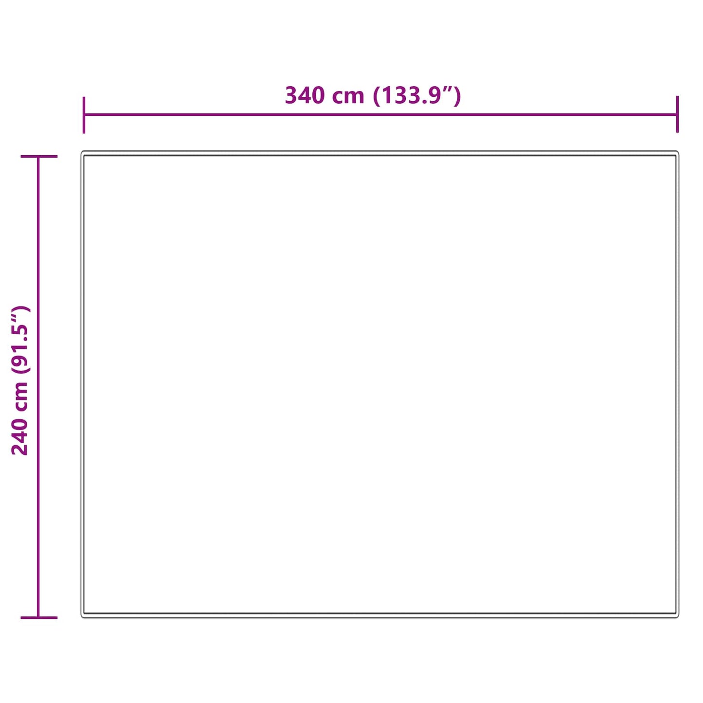 Műbáránybőr szőnyeg TAFALLA Krémszínű 240 x 340 cm Poliészter