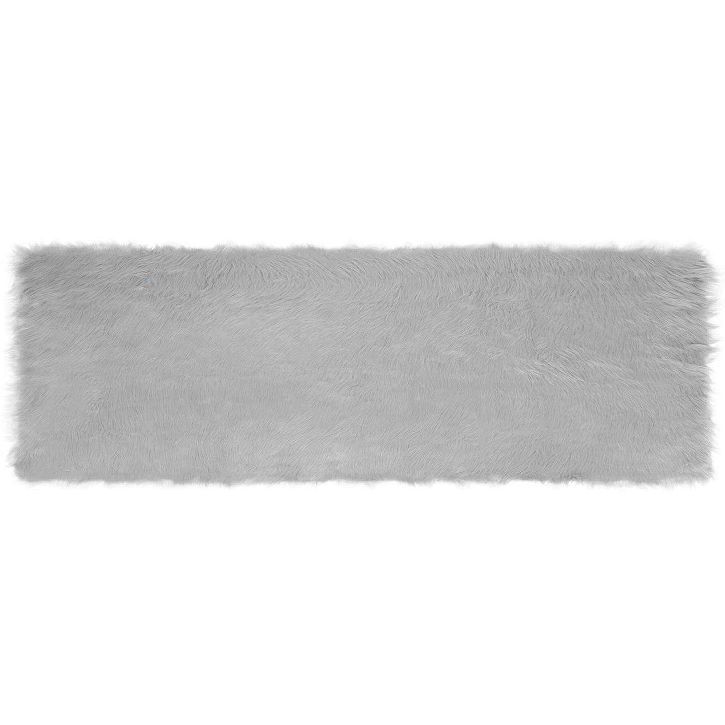 Műbáránybőr szőnyeg TAFALLA Szürke 80 x 250 cm Poliészter