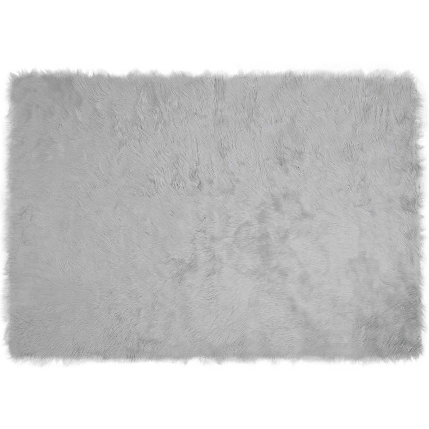 Műbáránybőr szőnyeg TAFALLA Szürke 120 x 170 cm Poliészter