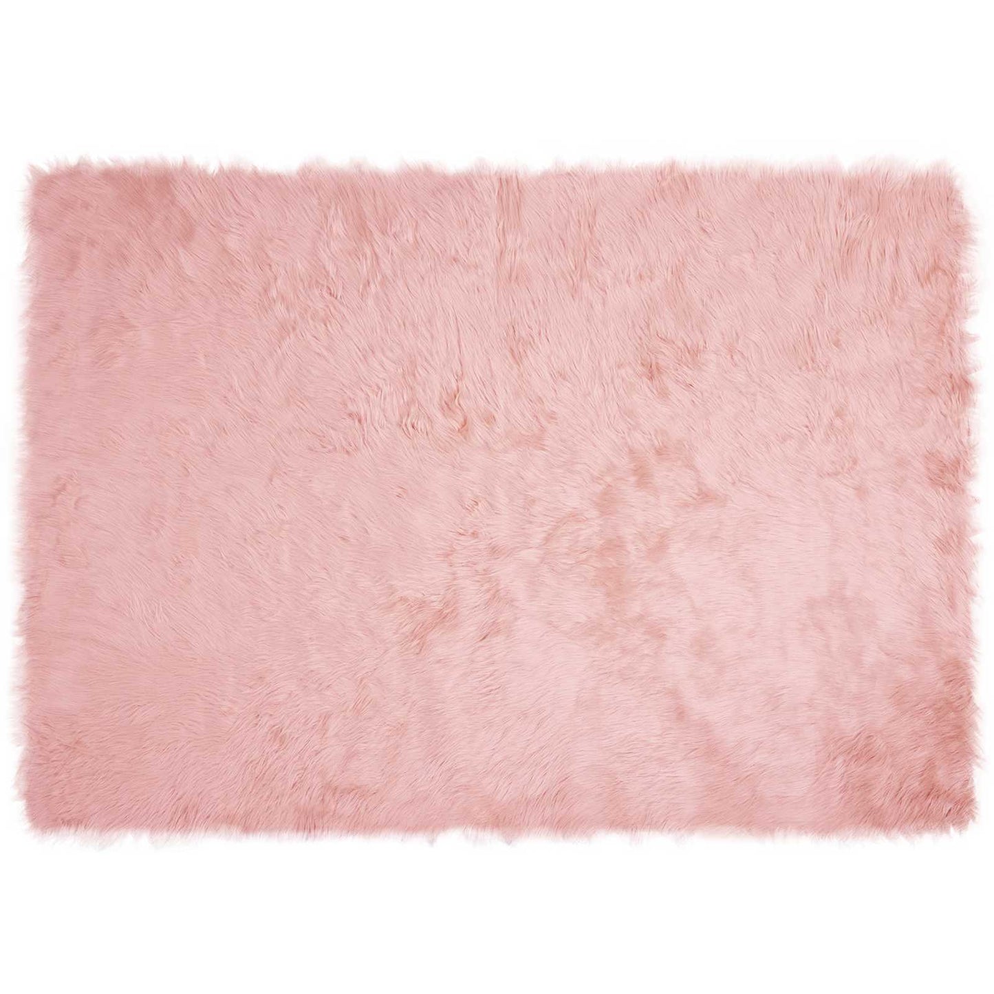 Műbáránybőr szőnyeg TAFALLA Rózsaszín 140 x 200 cm Poliészter