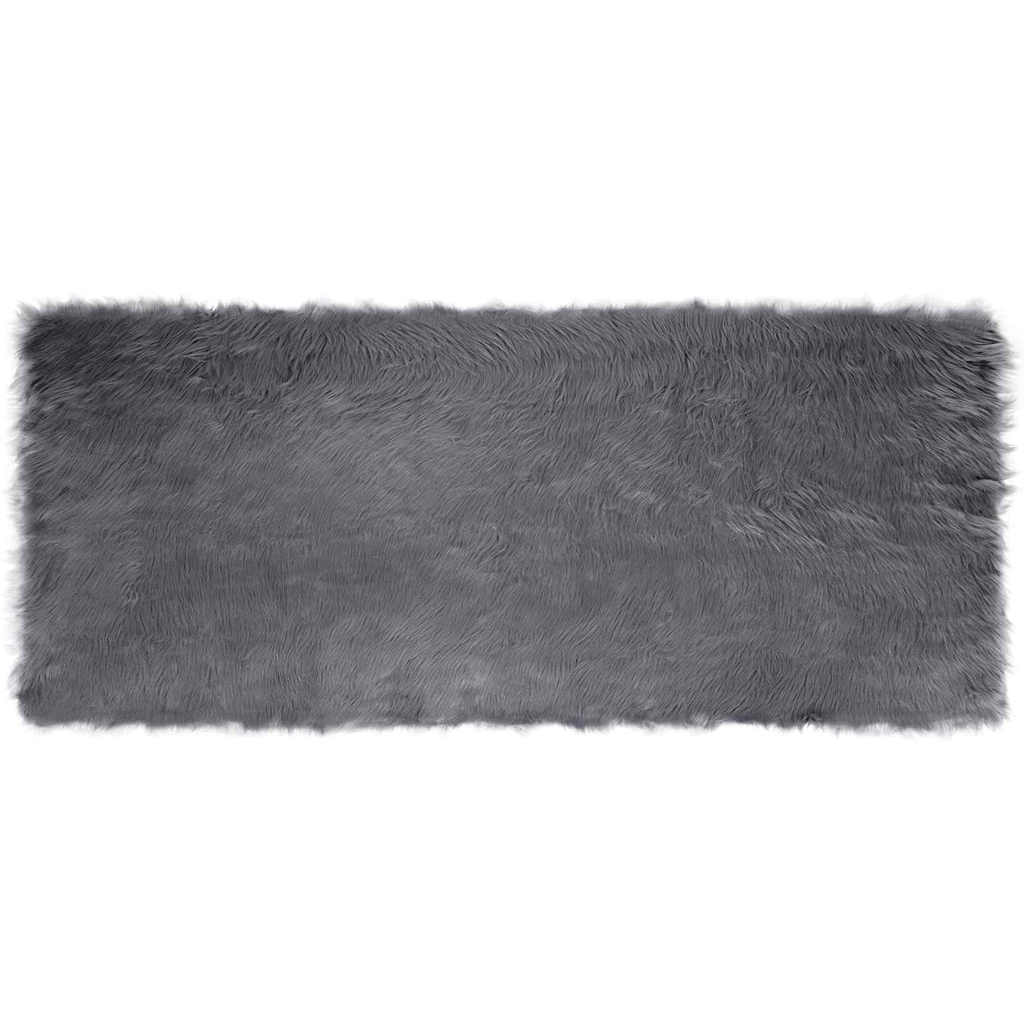 Műbáránybőr szőnyeg TAFALLA Antracitszürke 80 x 200 cm