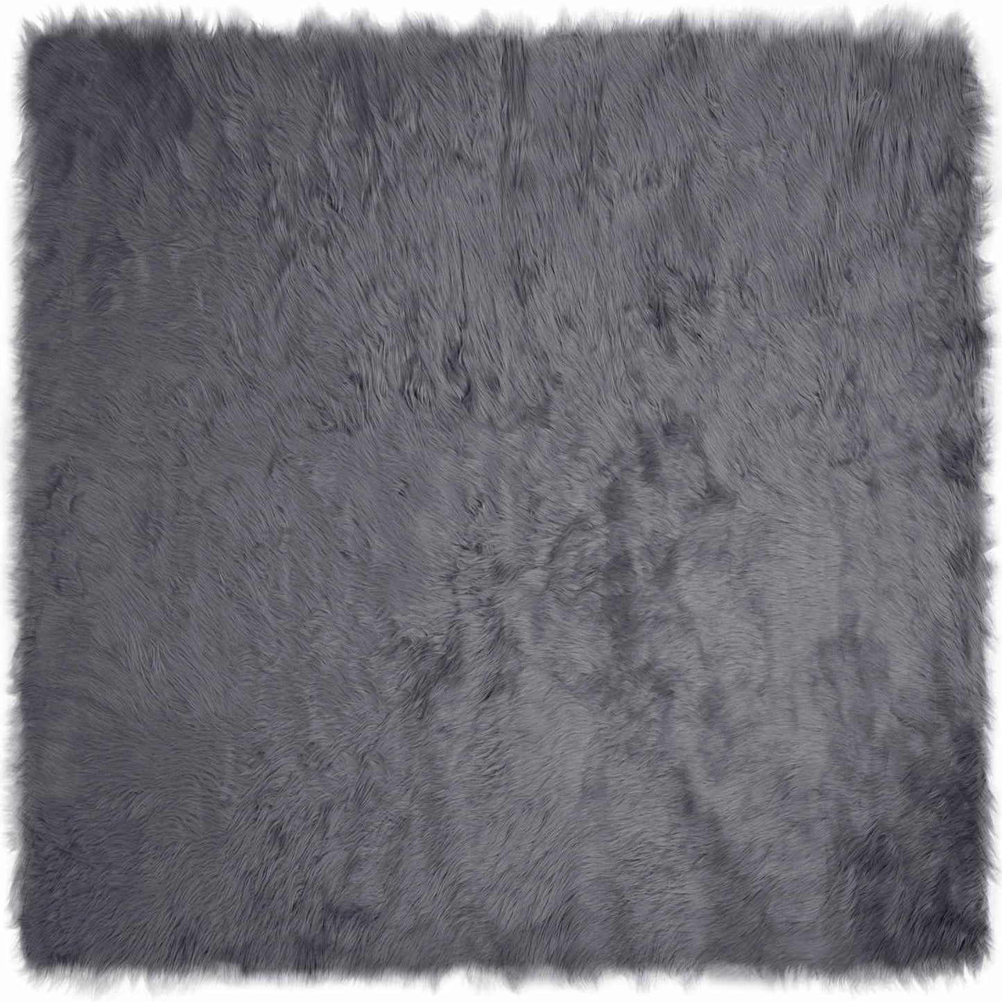 Műbáránybőr szőnyeg TAFALLA Antracitszürke 240 x 240 cm