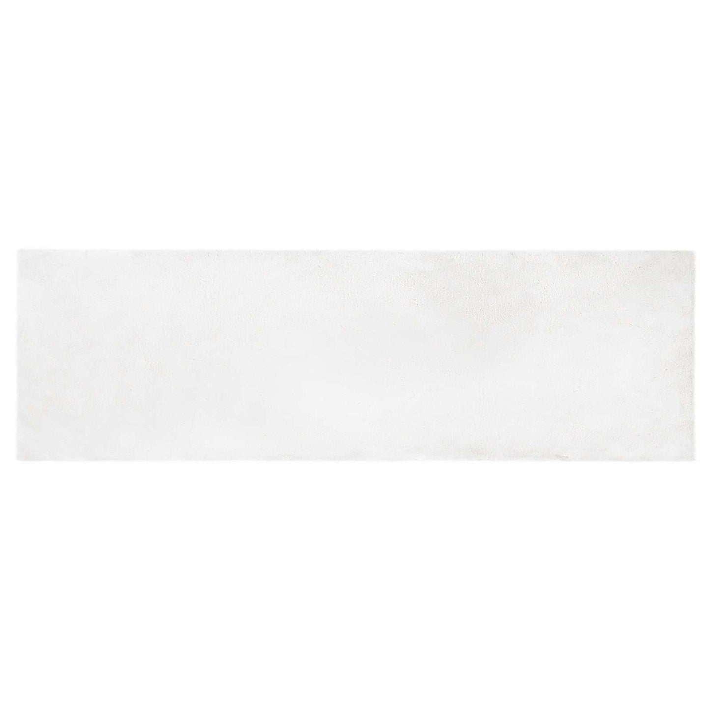 Csúszásgátlós műnyúl szőnyeg OLITE Fehér 80 x 250 cm Poliészter