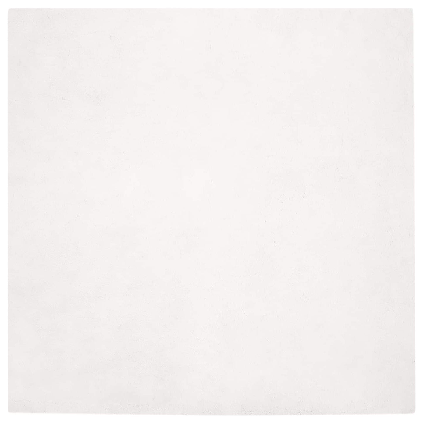 Csúszásgátlós műnyúl szőnyeg OLITE Fehér 120 x 120 cm