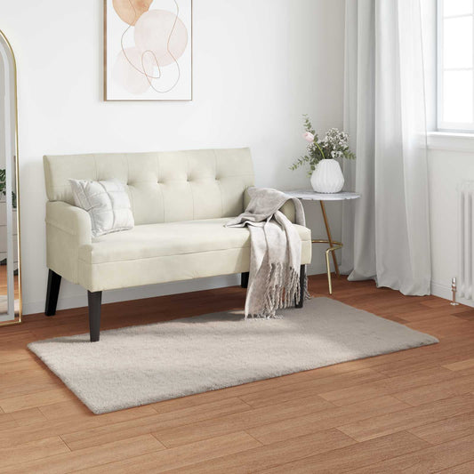 Csúszásgátlós műnyúl szőnyeg OLITE Bézs 80 x 150 cm Poliészter