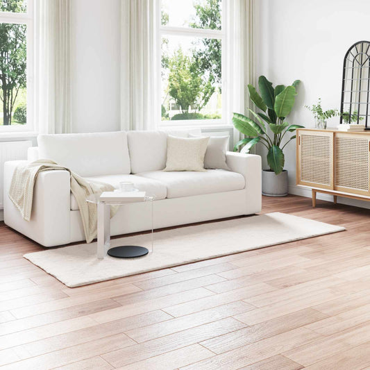 Csúszásgátlós műnyúl szőnyeg OLITE Krémszínű 80 x 250 cm