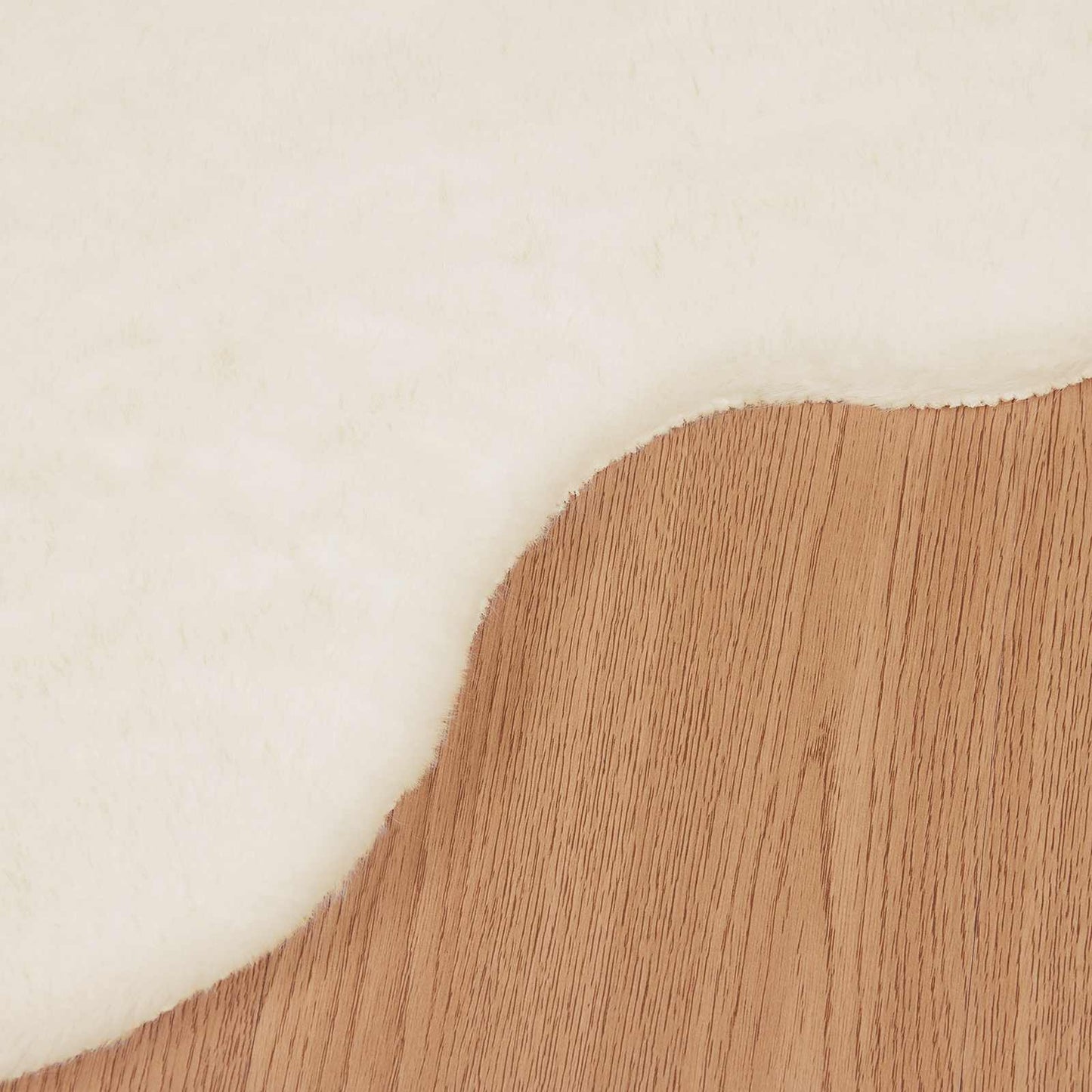 Csúszásgátlós műnyúl szőnyeg OLITE Krémszínű 60 x 90 cm