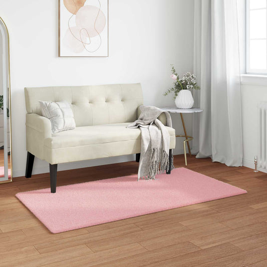 Csúszásgátlós műnyúl szőnyeg OLITE Rózsaszín 60 x 110 cm