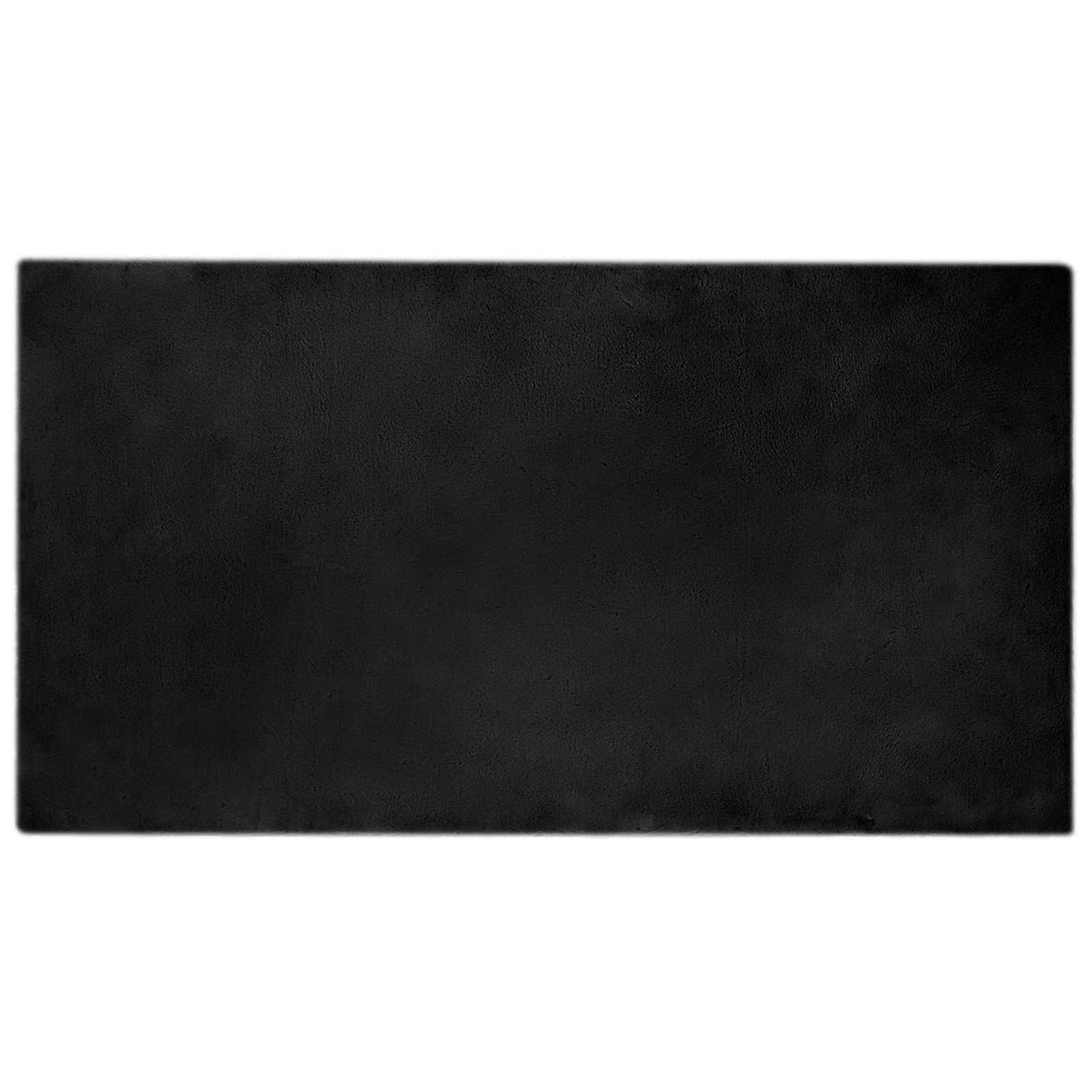 Csúszásgátlós műnyúl szőnyeg OLITE Fekete 60 x 110 cm