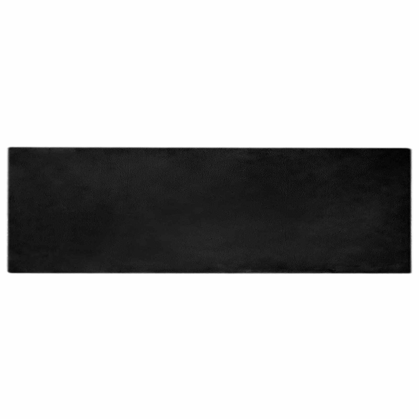 Csúszásgátlós műnyúl szőnyeg OLITE Fekete 80 x 250 cm
