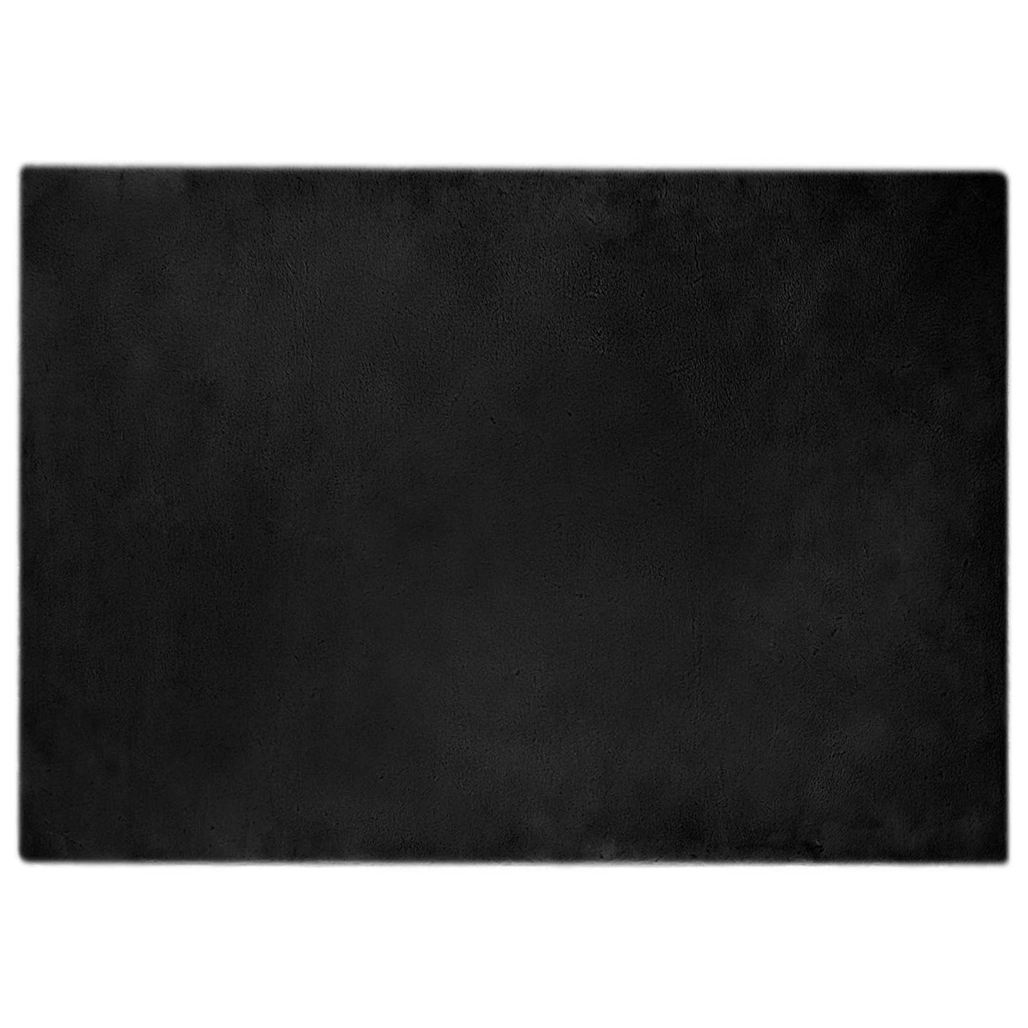 Csúszásgátlós műnyúl szőnyeg OLITE Fekete 160 x 230 cm