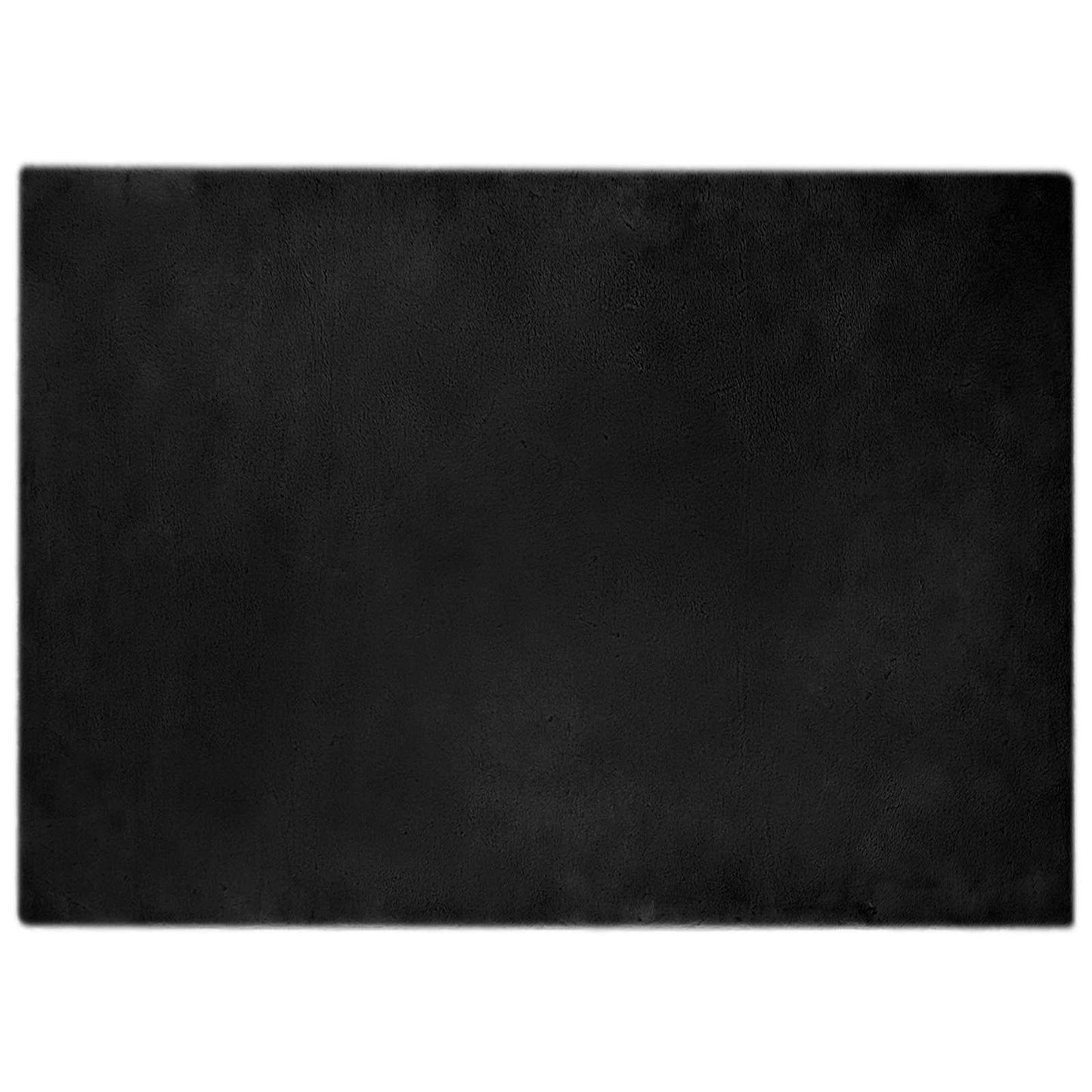 Csúszásgátlós műnyúl szőnyeg OLITE Fekete 200 x 280 cm