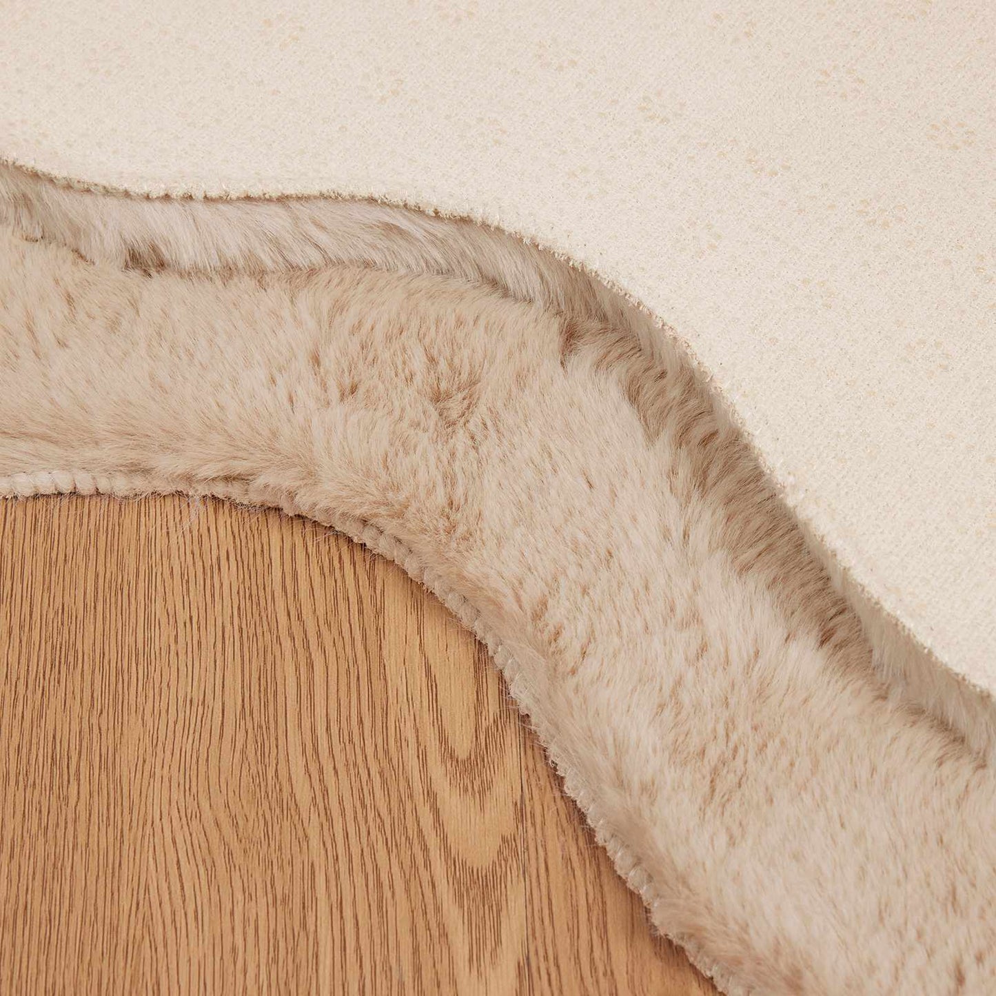 Csúszásgátlós műnyúl szőnyeg OLITE Tópszínű 60 x 90 cm