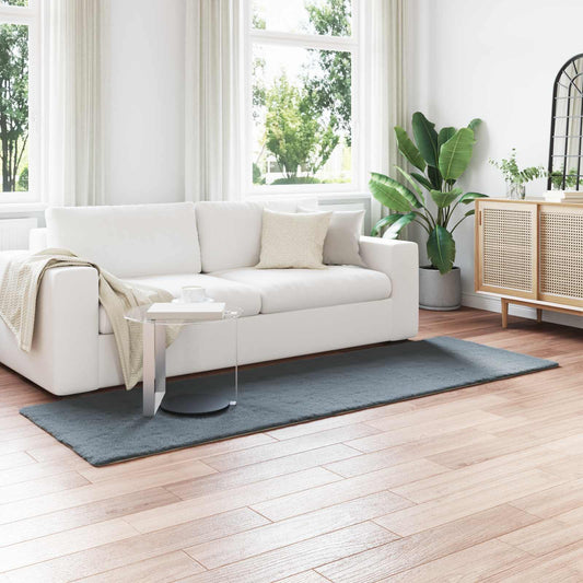 Csúszásgátlós műnyúl szőnyeg OLITE Antracitszürke 80 x 250 cm