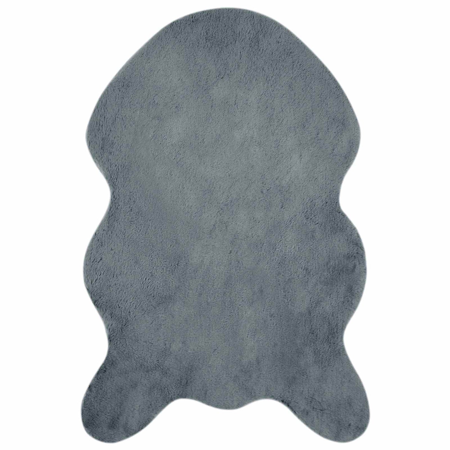 Csúszásgátlós műnyúl szőnyeg OLITE Antracitszürke 50 x 80 cm